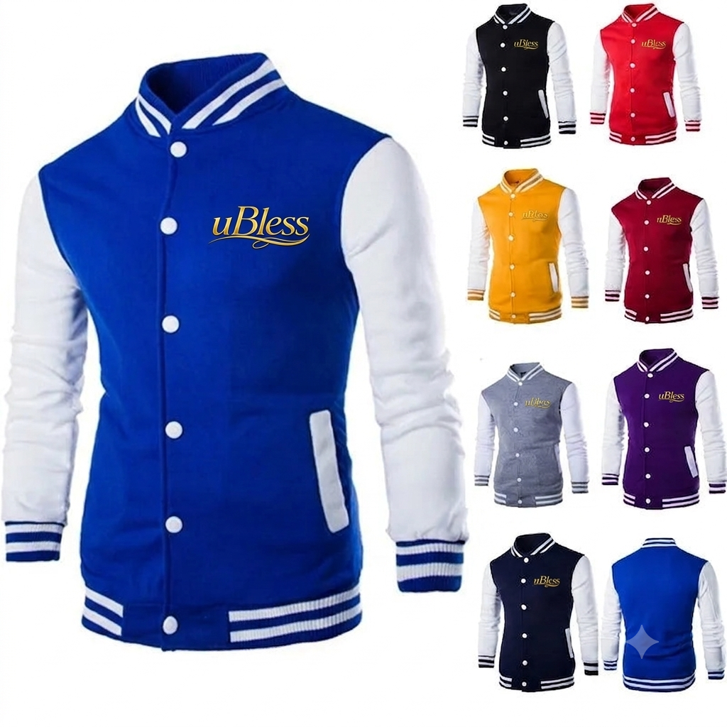 Veste Teddy Premium uBless – Style Universitaire & Confort
