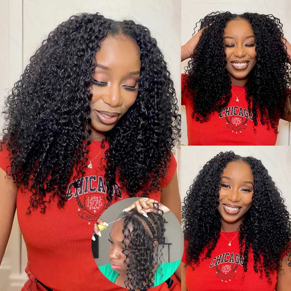 Extensions de cheveux humains bouclés à la burmese, 100 % naturels, pour tressage, effet plumes, ondulations profondes, pour crochet