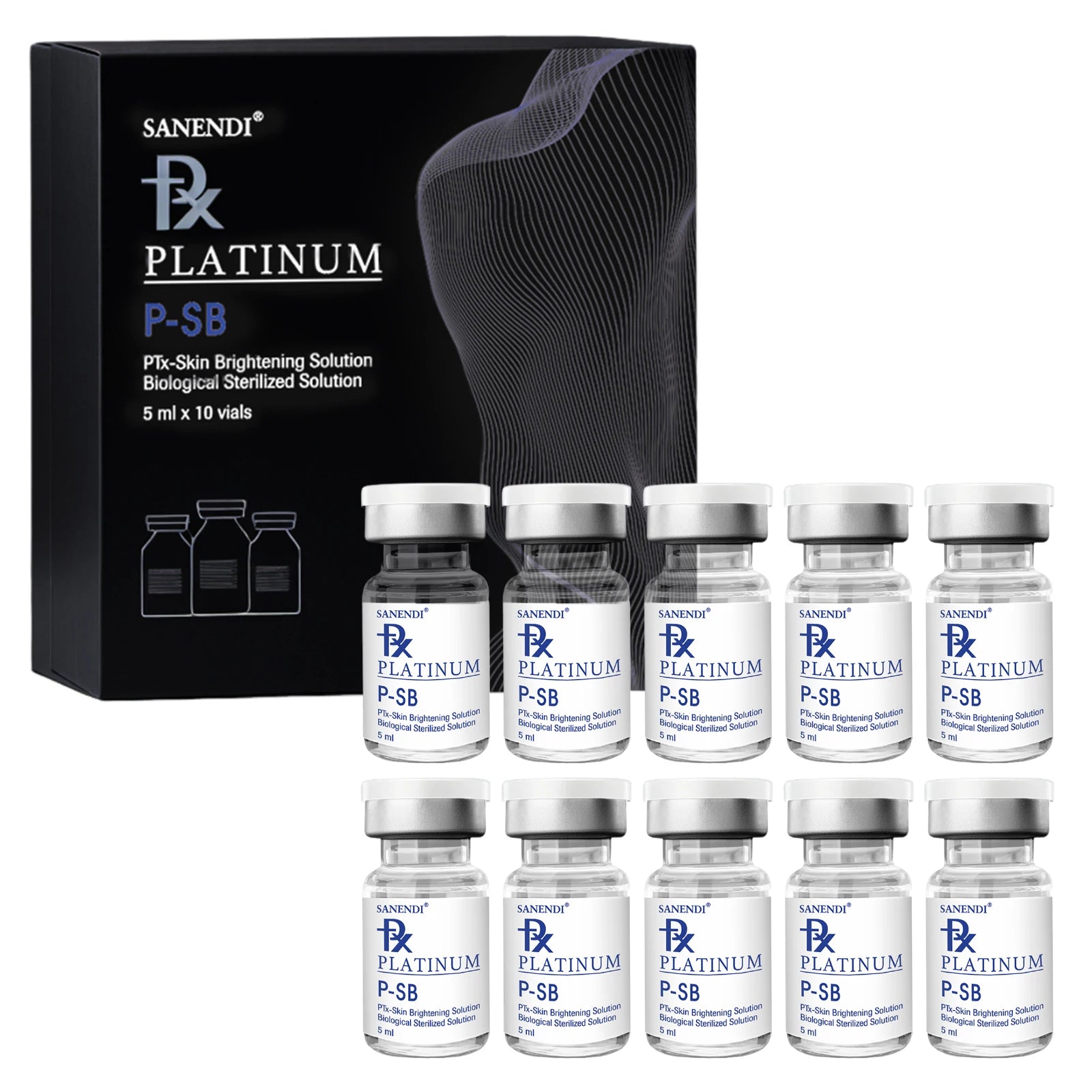 Sanendi coréen sérum de croissance des cheveux P-HL Ptx Peptide Essence Dr.Pen Booster Solution Anti-perte de cheveux réparation hydratant pour la peau