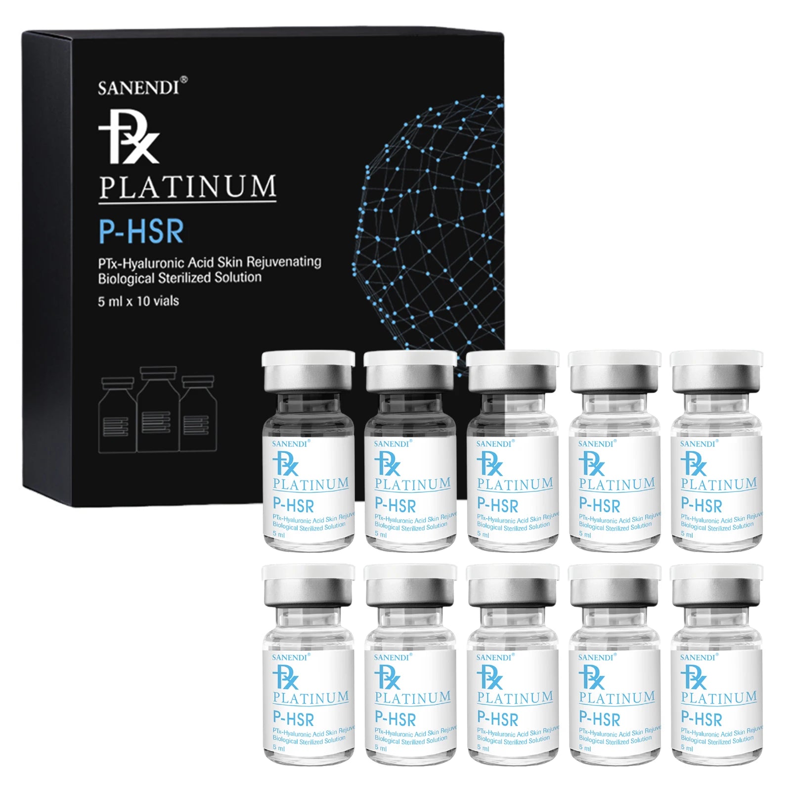 Sanendi coréen sérum de croissance des cheveux P-HL Ptx Peptide Essence Dr.Pen Booster Solution Anti-perte de cheveux réparation hydratant pour la peau