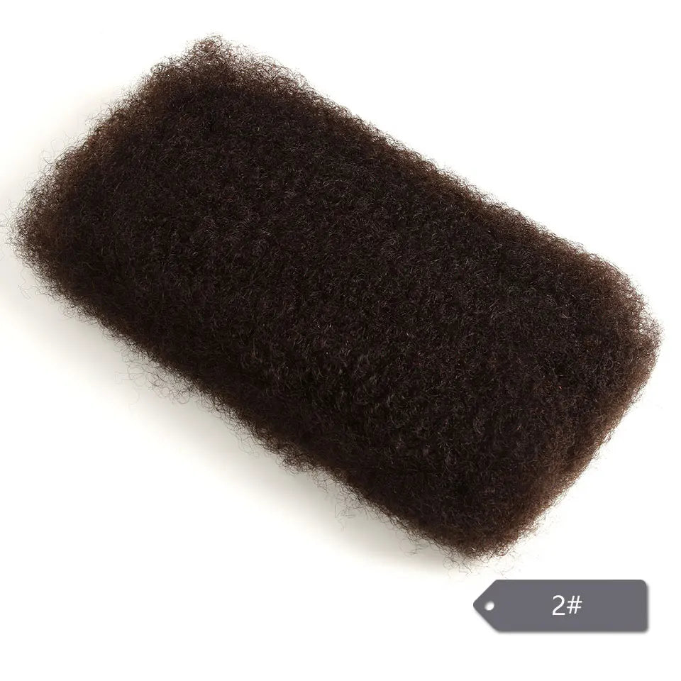 Élégant Afro crépus en vrac cheveux humains pour tressage torsion péruvien QVR Remy cheveux en vrac pour Dreadlock couleur naturelle tresses africaines cheveux