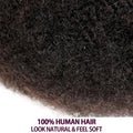 Élégant péruvien serré Afro crépus en vrac cheveux 100% cheveux humains pour dreadlocks torsion tresse Extension de cheveux léger couleur naturelle