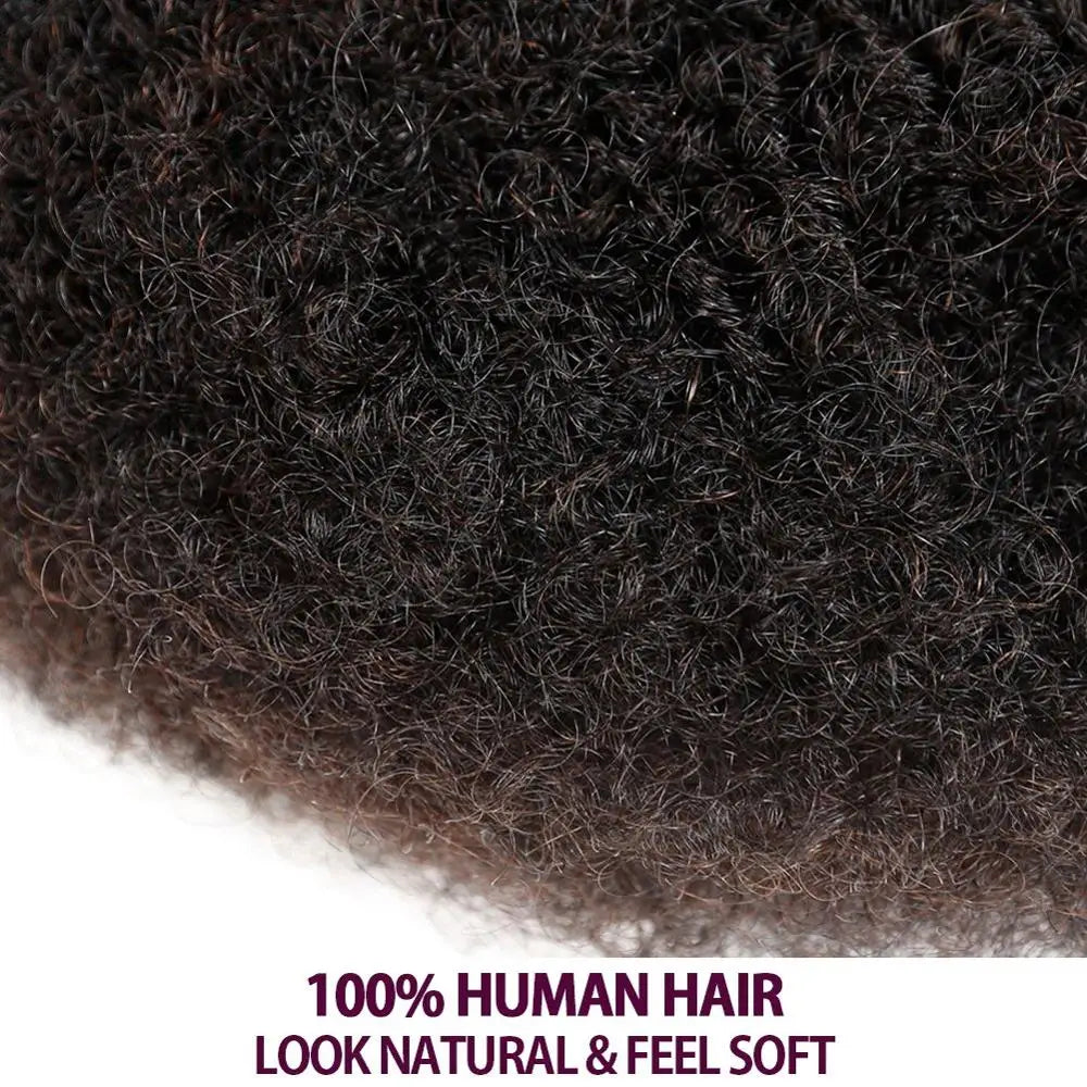 Élégant péruvien serré Afro crépus en vrac cheveux 100% cheveux humains pour dreadlocks torsion tresse Extension de cheveux léger couleur naturelle