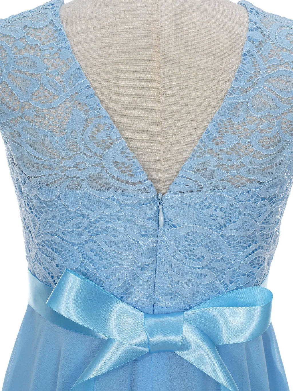 Robe de princesse en mousseline de soie pour petites filles, en dentelle florale, ourlet haut et bas, robe de soirée formelle de demoiselle d'honneur, vêtements de danse lyrique d'été