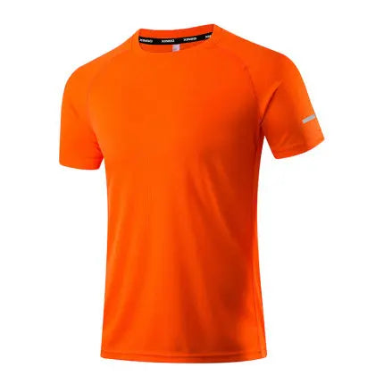 Chemises de course pour hommes, maillots de football, t-shirts de sport réfléchissants, hauts de jogging athlétiques à séchage rapide, vêtements de sport pour la gym et l'entraînement