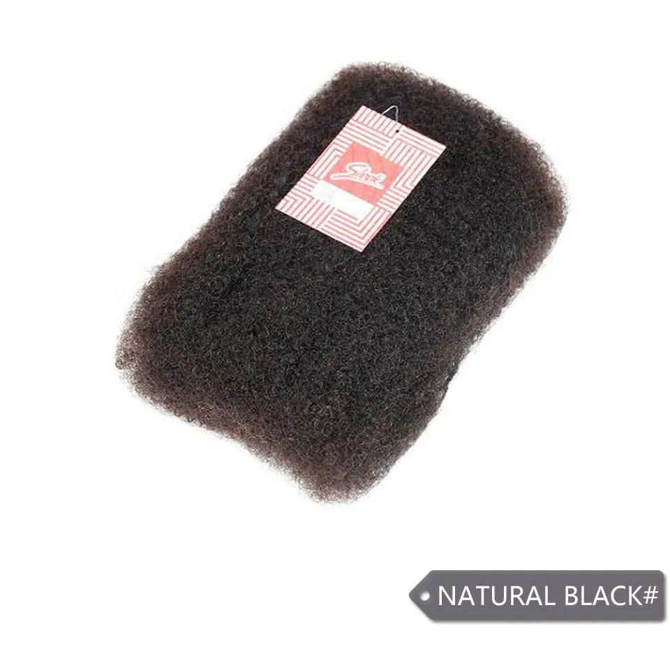 Élégant Afro crépus en vrac cheveux humains pour tressage torsion péruvien QVR Remy cheveux en vrac pour Dreadlock couleur naturelle tresses africaines cheveux