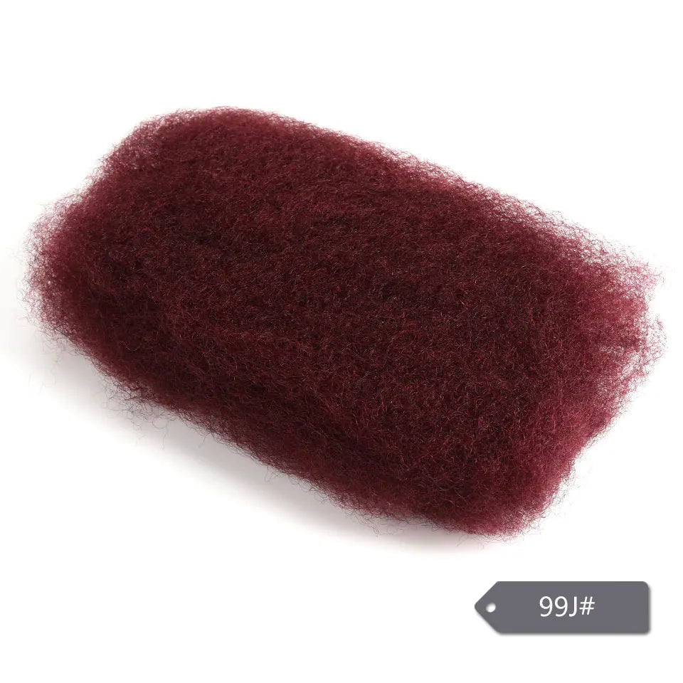 Élégant Afro crépus en vrac cheveux humains pour tressage torsion péruvien QVR Remy cheveux en vrac pour Dreadlock couleur naturelle tresses africaines cheveux