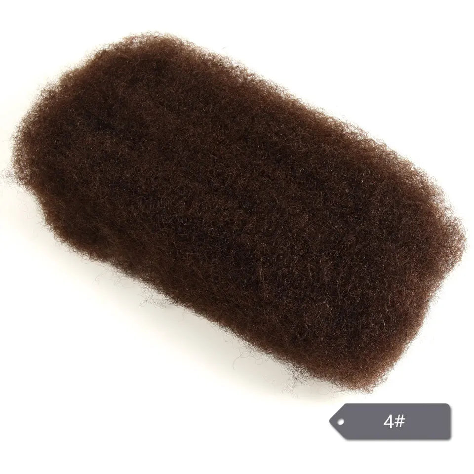 Élégant péruvien serré Afro crépus en vrac cheveux 100% cheveux humains pour dreadlocks torsion tresse Extension de cheveux léger couleur naturelle