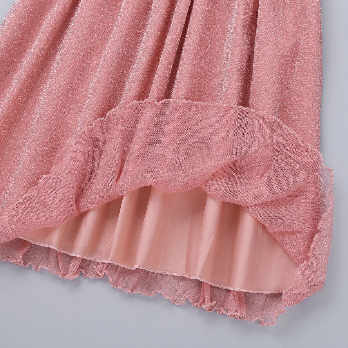 Iiniim-Robe brillante en dentelle florale à paillettes pour adolescentes, robe d'été formelle pour mariage et fête d'anniversaire