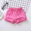 Shorts d'été pour filles 100-150cm, vêtements décontractés pour bébés et enfants