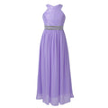Iiniim-Robe brillante en dentelle florale à paillettes pour adolescentes, robe d'été formelle pour mariage et fête d'anniversaire