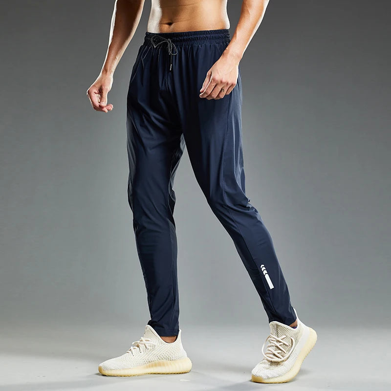 Été élastique hommes course Sport pantalon Jogging pantalons de survêtement décontracté en plein air formation gymnase Fitness pantalon