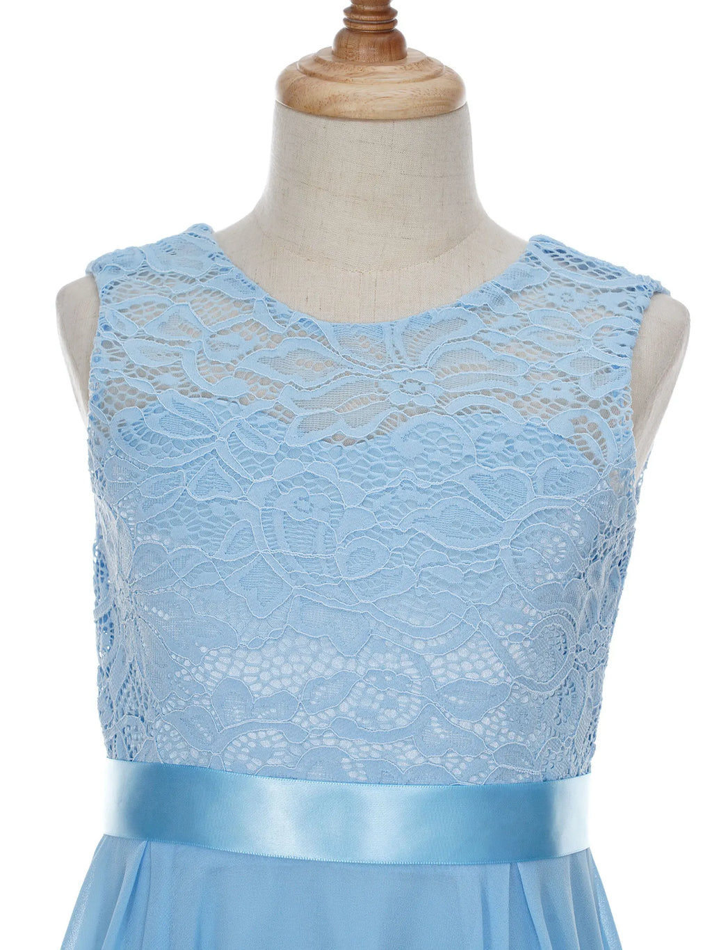 Robe de princesse en mousseline de soie pour petites filles, en dentelle florale, ourlet haut et bas, robe de soirée formelle de demoiselle d'honneur, vêtements de danse lyrique d'été