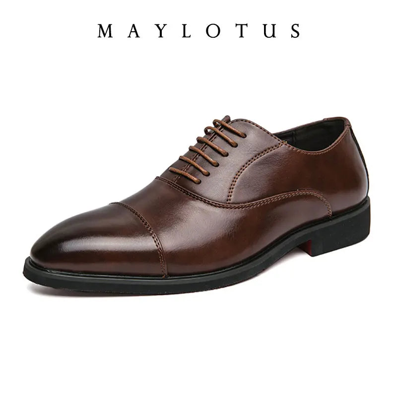 Haute qualité hauteur augmenter Oxford chaussures habillées hommes véritable cuir de vache costume chaussures ascenseur richelieu mariage formel ascenseur chaussures