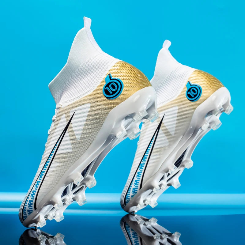 Chaussures de football cloutées pour hommes et femmes, chaussures de football, chaussures d'entraînement de football en plein air, offre spéciale