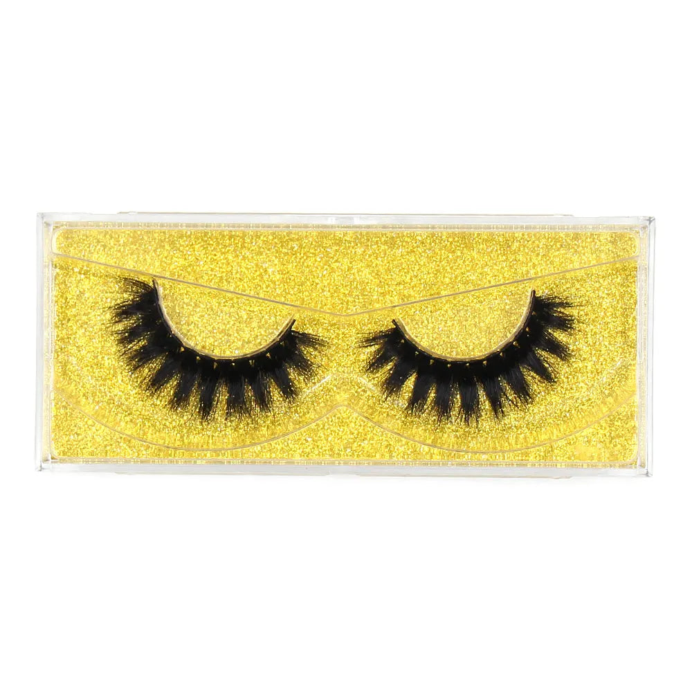 FOXESJI cils 3D vison cils populaire naturel long moelleux dramatique Extension de cils maquillage cils complet faux cils