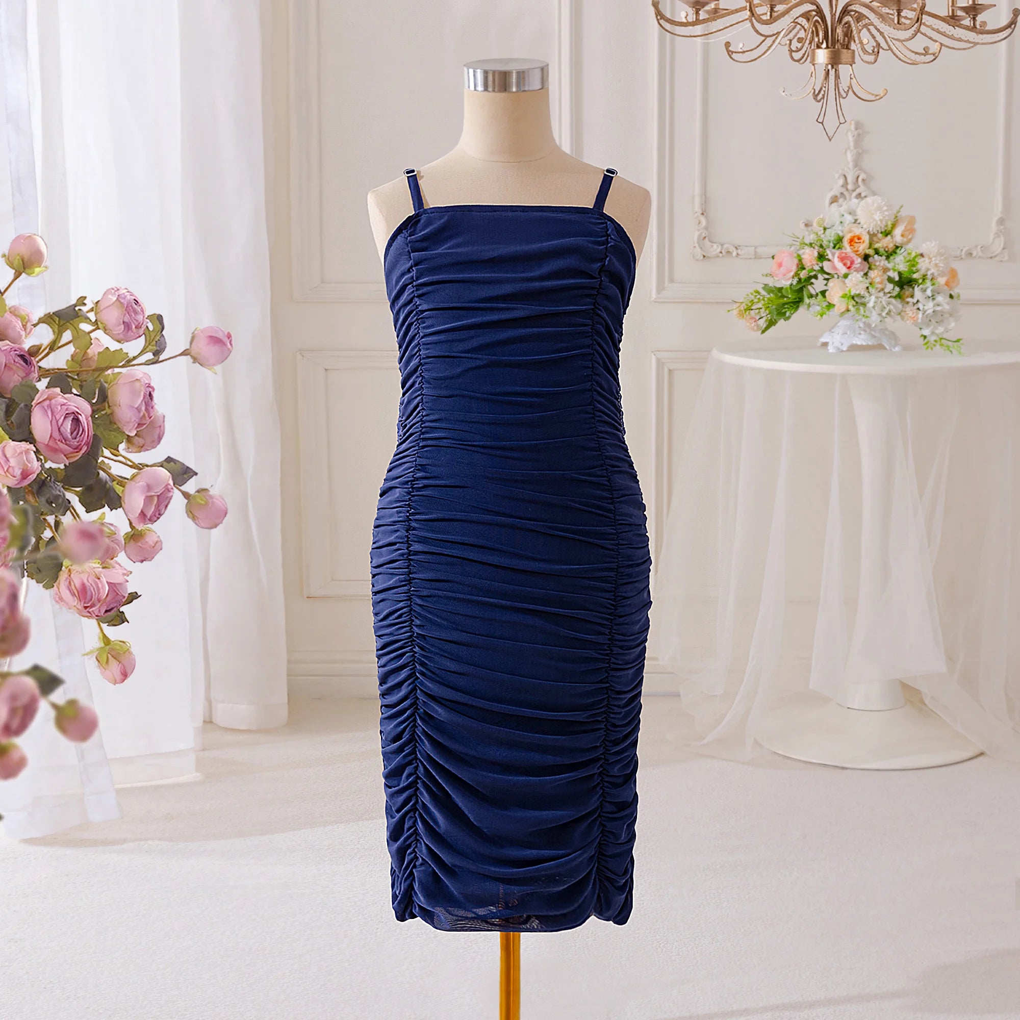 Robe de soirée en maille pour filles, tenue de soirée élégante pour demoiselles d'honneur de mariage, princesse pour enfants, robe de bal d'anniversaire