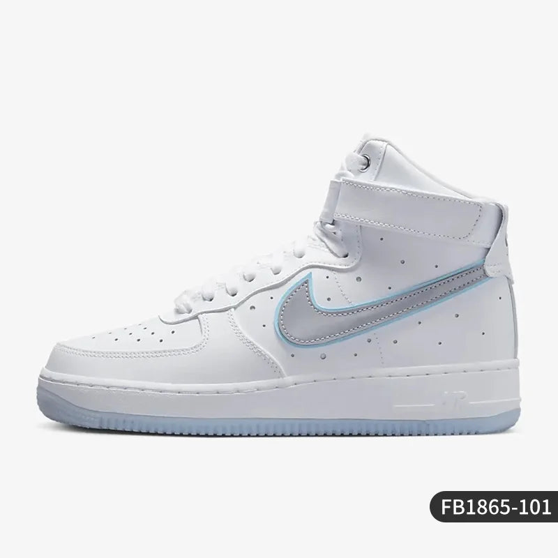 Nike Authentic Air Force 1 Baskets de sport décontractées à tige haute pour femme FB1865-101