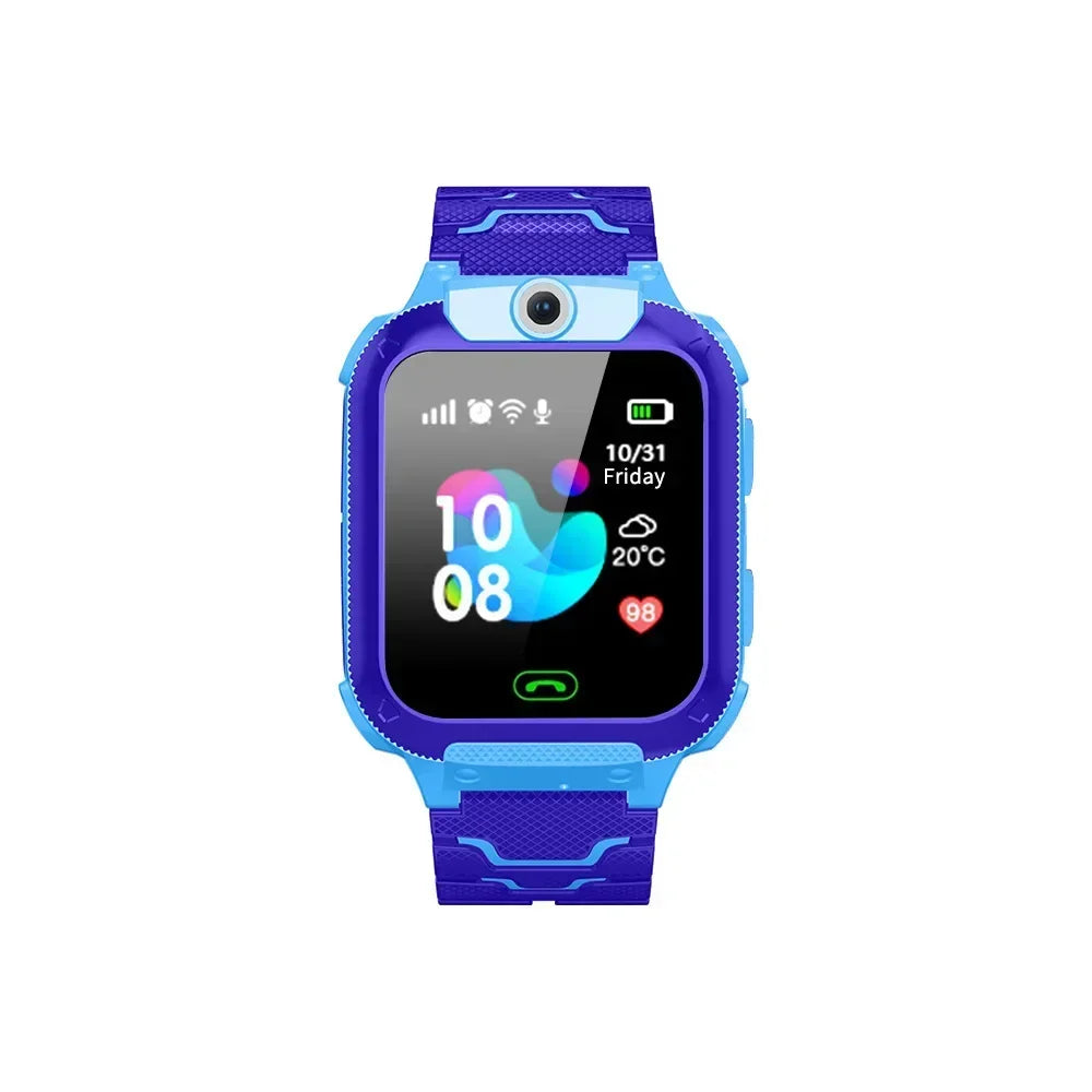 Montre connectée pour enfants Lenovo 2027, nouvelle version 5G, GPS, carte SIM, appel SOS, caméra, étanche, pour garçons et filles, cadeau