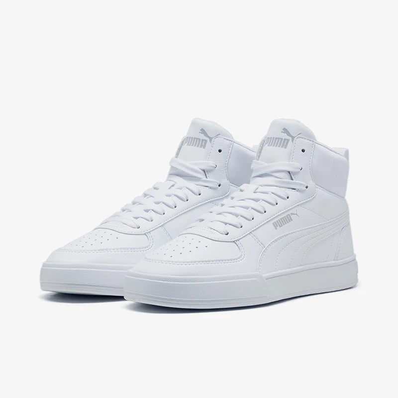 Puma Genuine CAVEN Baskets de sport mi-hautes en cuir simple à semelle épaisse pour hommes et femmes 401799-01