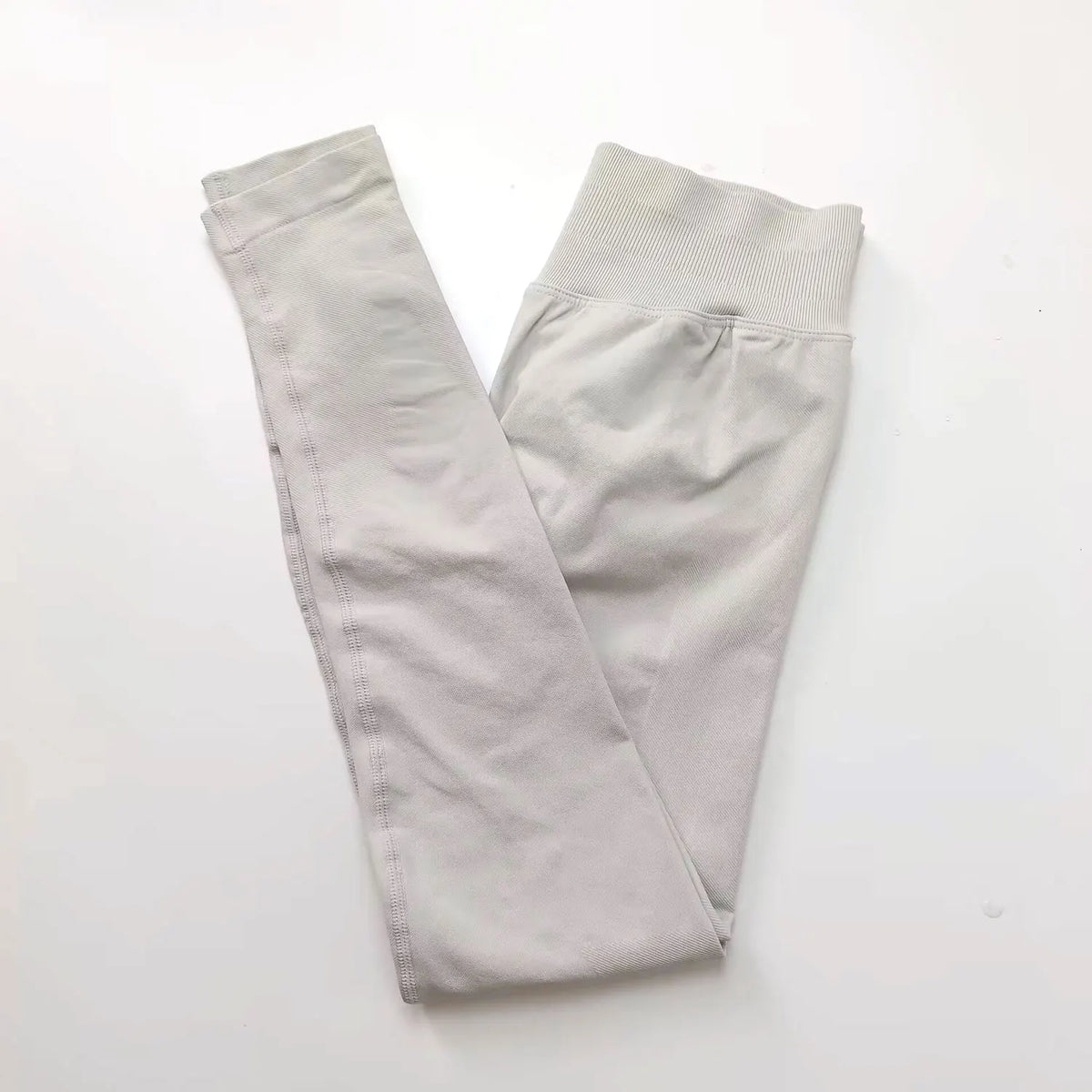 NCLAGEN Leggings de yoga pour femme, pantalon de sport sans couture, avec bande côtelée basse, vêtements de gym, tenue de fitness, collants effet scrunch bum