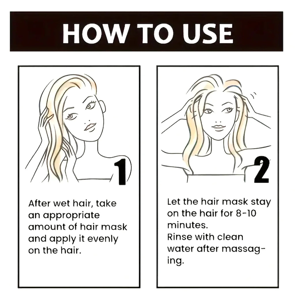 Huile d'argan-Masque capillaire e Vera pour les touristes, contrôle de l'huile, hydratant, revitalisant, doux, lisse, frisottis endommagés, réparation, revitaliser manuellement, soin des cheveux