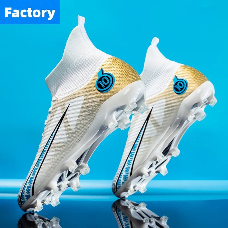 Chaussures de football professionnelles pour hommes, chaussures de football de société, crampons de football ultralégers, baskets de football d'entraînement pour hommes, chaussures de sport d'extérieur