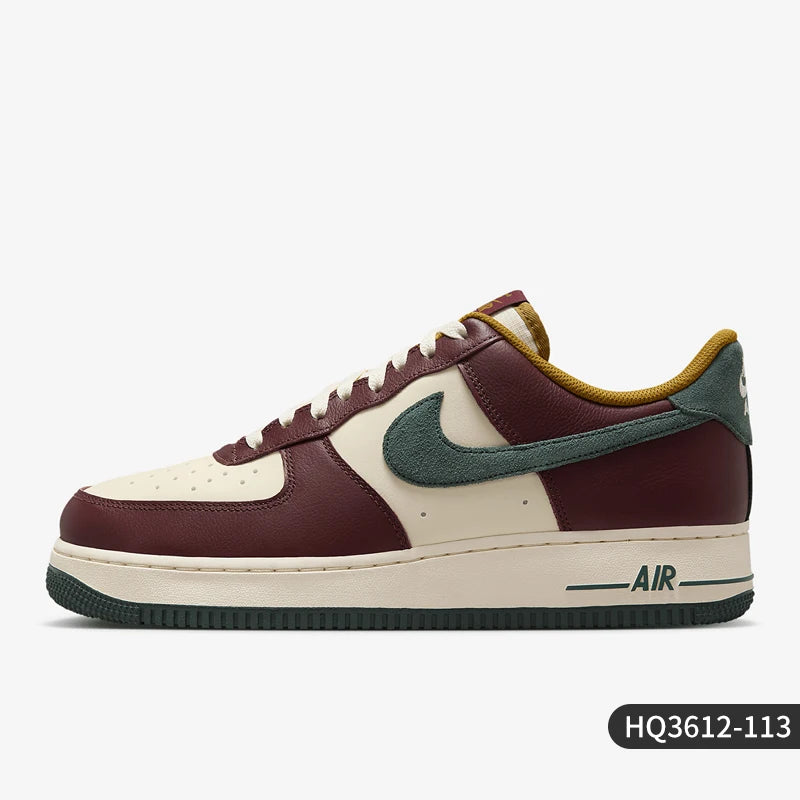 Nike officiel véritable AIR FORCE 1 hommes décontracté Durable baskets de sport HQ3612-113