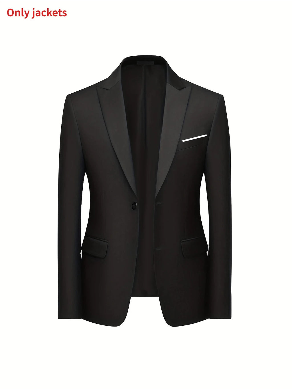 Ensemble de costume classique 3 pièces pour homme - Blazer ajusté à revers crantés avec gilet et pantalon, tenue formelle polyvalente pour les affaires et les événements