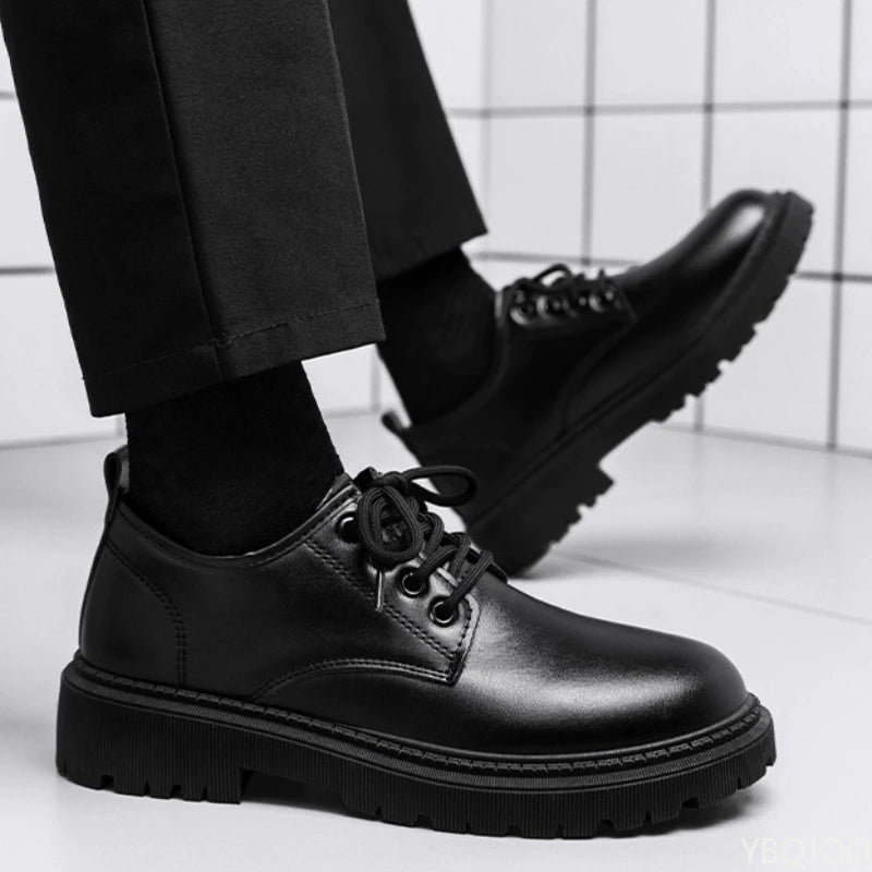 Bureau d'affaires vêtements de cérémonie décontracté à lacets chaussures pour hommes printemps et automne mode nouveau respirant anti-dérapant chaussures pour hommes 2026