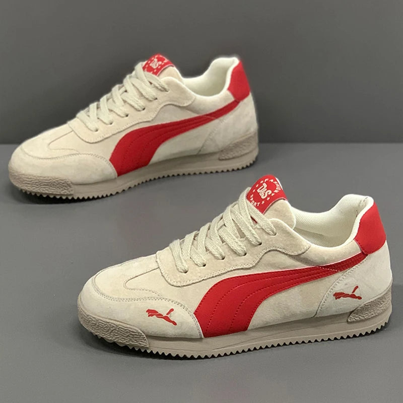 Baskets plateforme antidérapantes pour hommes, chaussures de sport décontractées, mocassins de loisirs résistants à l'usure, Zapatillas Hombre