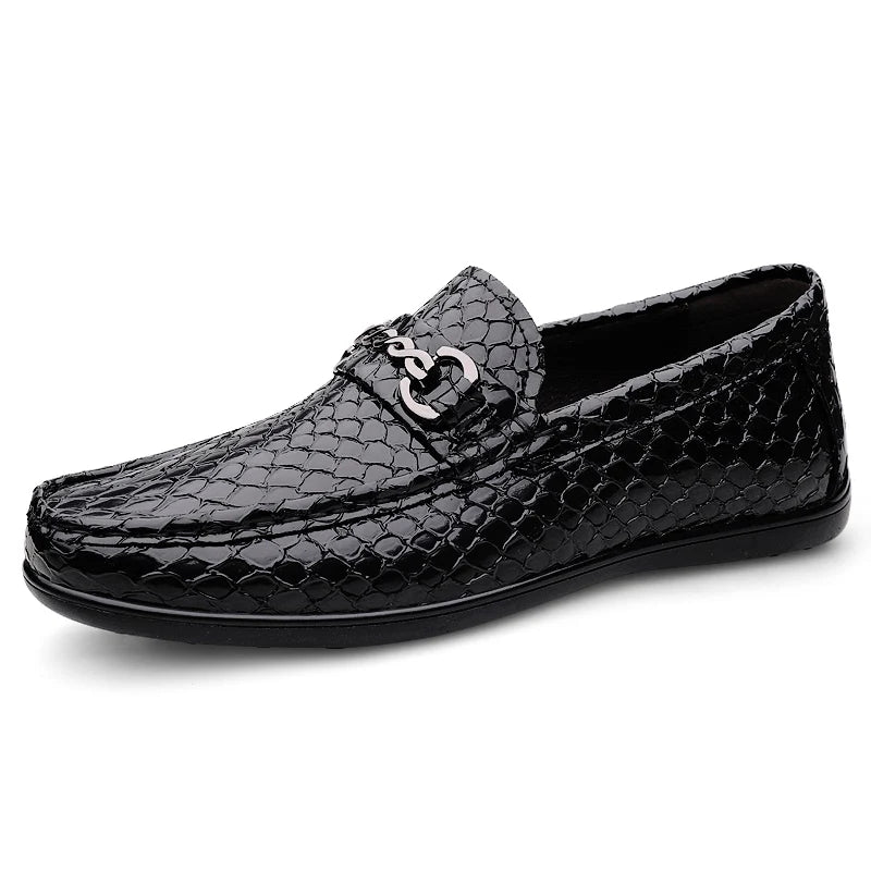 Mocassins Homme Tendance à Plateforme, Chaussures Décontractées Confortables pour Hommes, Légères, à Enfiler, Respirantes, pour la Marche et la Conduite