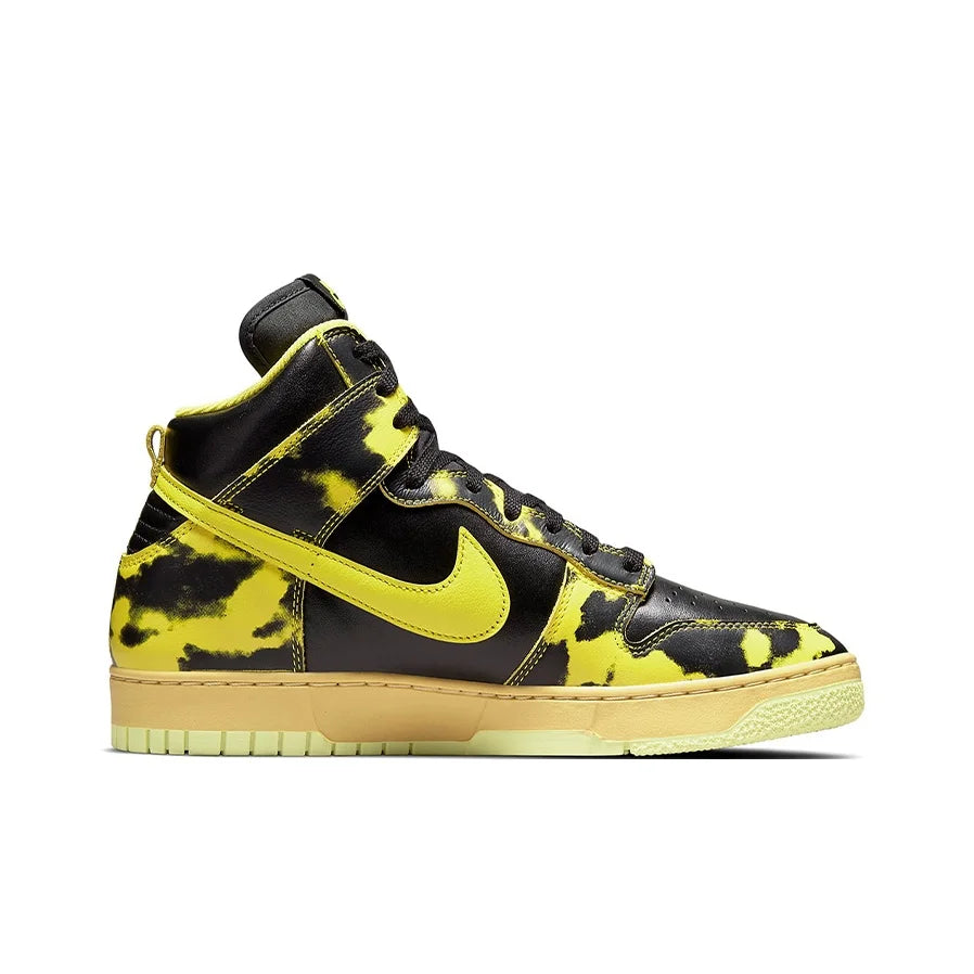 Nike Dunk High 1985 Chaussures de skateboard unisexe à tige haute Jaune/Noir