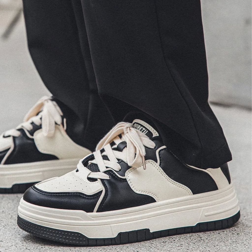 Chaussures pour homme, baskets décontractées à semelle épaisse, style américain, nouvelle collection automne, baskets tendance pour étudiants