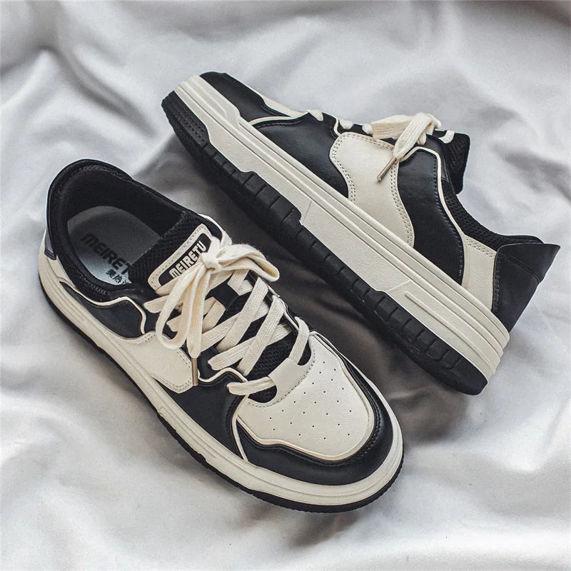 Chaussures pour homme, baskets décontractées à semelle épaisse, style américain, nouvelle collection automne, baskets tendance pour étudiants