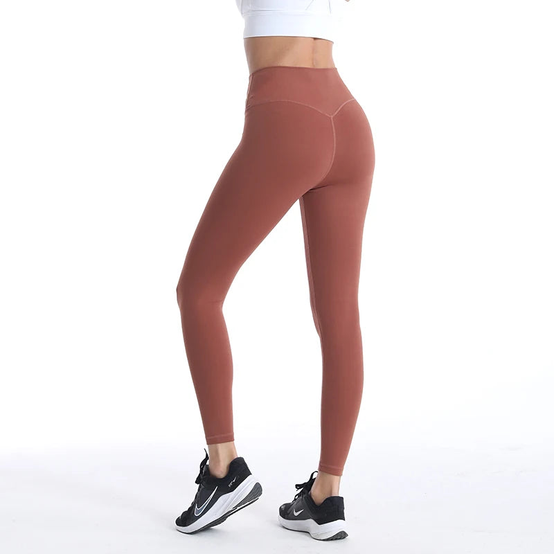 Legging de Yoga taille haute pour femmes, couleur unie, grande taille, pantalon de Sport, entraînement complet, jogging25, poche interne athlétique douce, 2.0