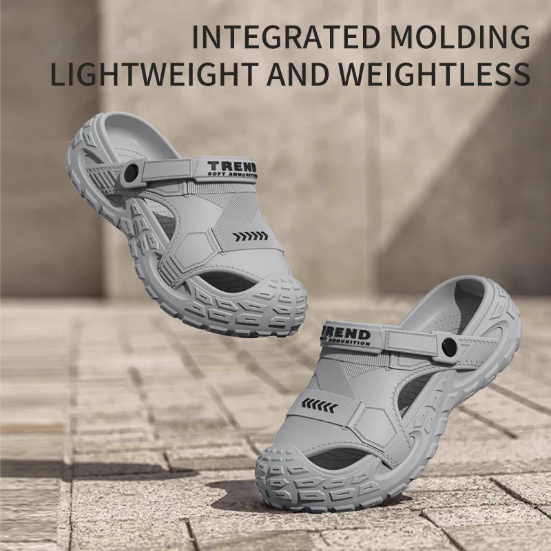 EVA – chaussures sabots portables pour hommes, sandales antidérapantes, respirantes, résistantes aux odeurs, pour l'extérieur et l'été