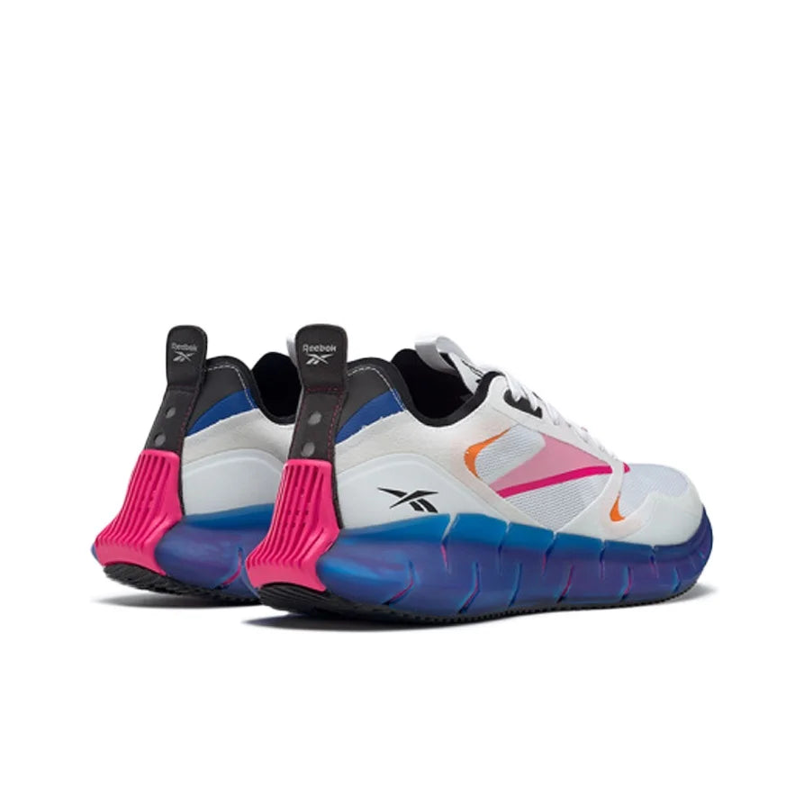 Reebok Zig Kinetica Chaussures de course unisexes basses blanc rose