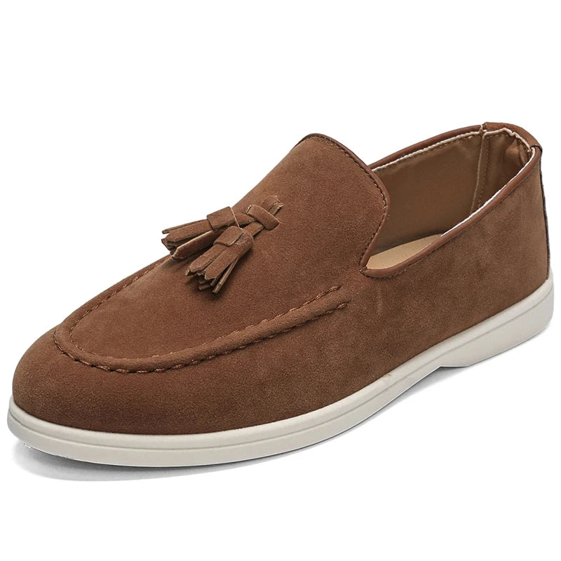 Mode hommes chaussures décontractées en daim cuir hommes classique Style britannique glands mocassins hommes en plein air conduite appartements