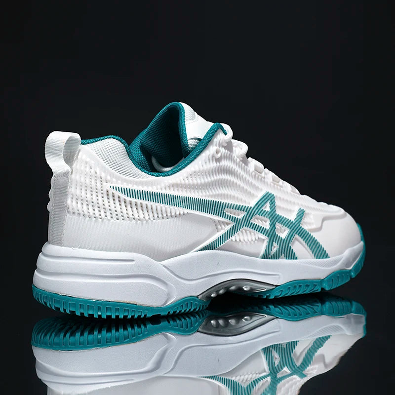 Chaussures de badminton pour hommes et femmes, chaussures de tennis de table pour le volley-ball, le handball, baskets de sport antidérapantes en maille respirante pour l'entraînement sur le terrain