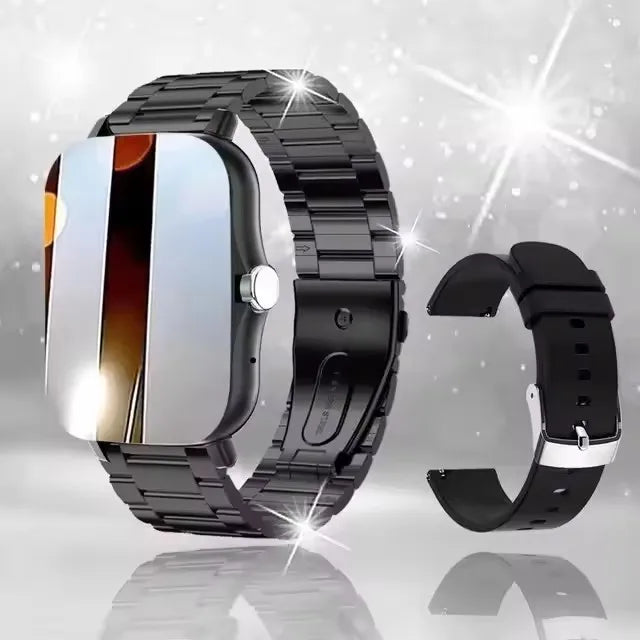 Nouvelle montre connectée multifonctionnelle 2026 pour hommes et femmes, bracelet de fitness et de sport avec Bluetooth, musique, moniteur de sommeil