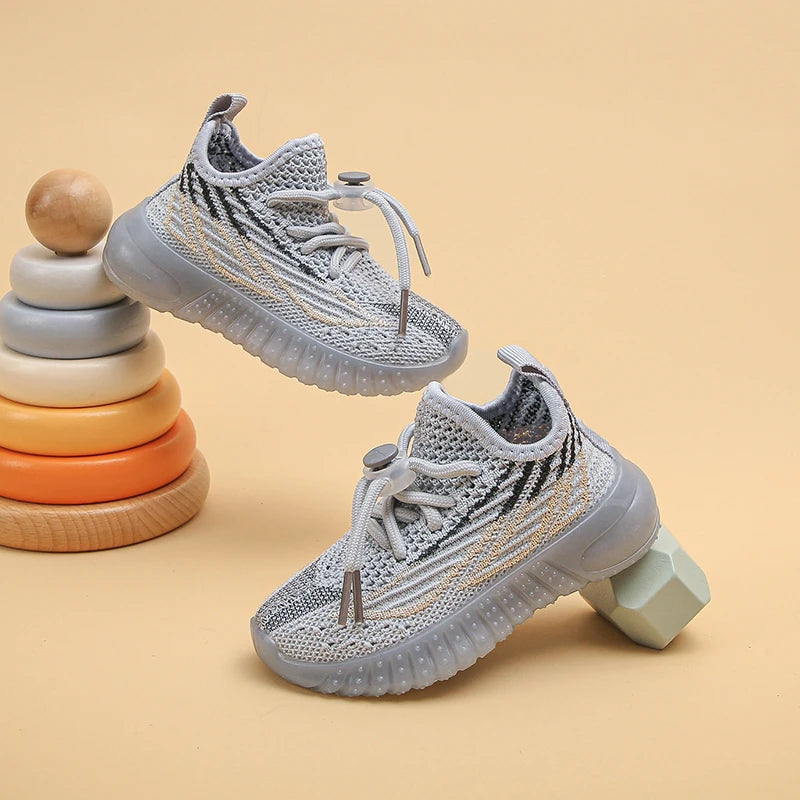 Baskets de sport légères en maille respirante pour enfants et adolescents, idéales printemps-automne, pour garçons et filles