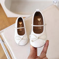 Chaussures en cuir pour filles, nouvelle mode de printemps, Style coréen, souples, antidérapantes, polyvalentes, Chic, décontractées, plates de princesse, 2025