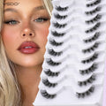 YSDO-Demi cils de chat doux, bande claire naturelle, faux cils, contaminants naturels, py, faux cils de vison 3D, outils de maquillage, 5/10 paires