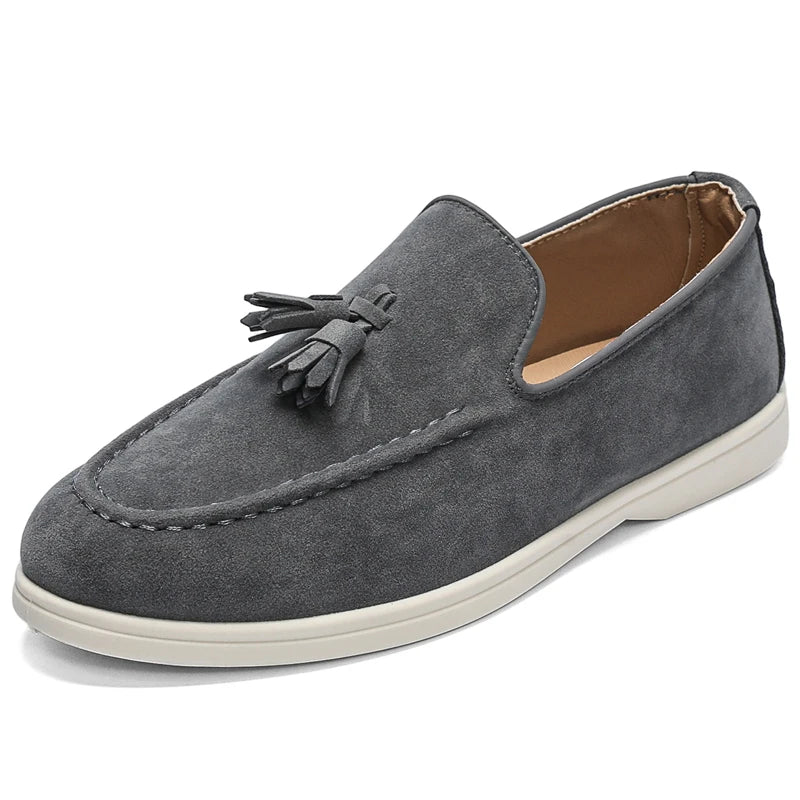 Mode hommes chaussures décontractées en daim cuir hommes classique Style britannique glands mocassins hommes en plein air conduite appartements