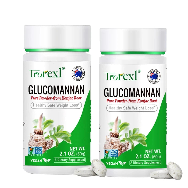Poudre de glucomannane 100 pièces, perte de poids | bobines alien & bobines arien | Sans OGM, Sans Gluten