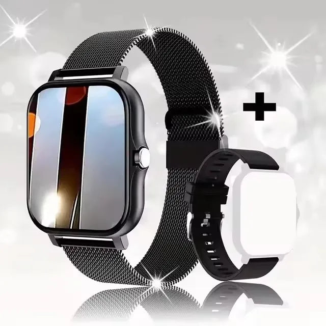 Nouvelle montre connectée multifonctionnelle 2026 pour hommes et femmes, bracelet de fitness et de sport avec Bluetooth, musique, moniteur de sommeil