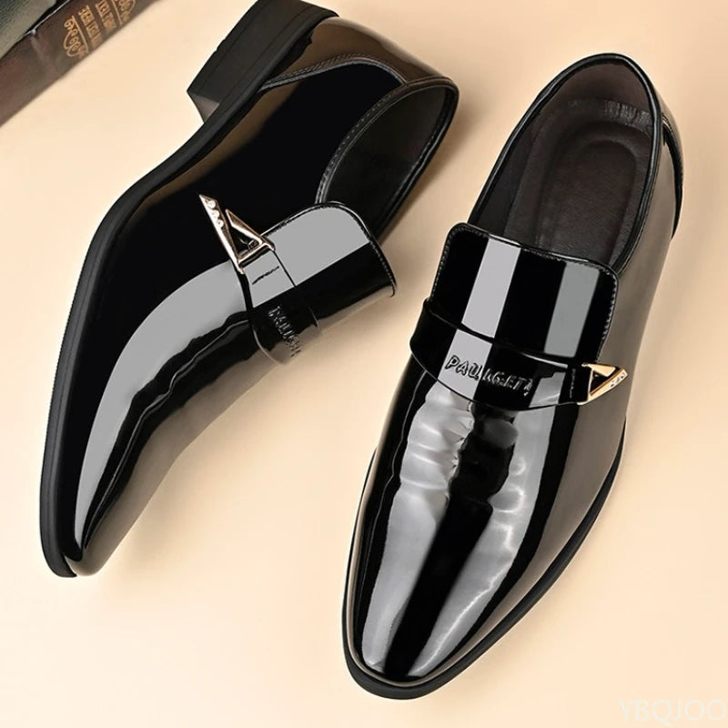 Chaussures formelles de bureau pour hommes, grande taille, à la mode, coupe basse, confortables au quotidien, pointues, multifonctions, pour mariage, 2026