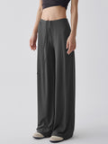 Ctenkevet-pantalon de Yoga taille haute à jambes larges pour femmes, bas de survêtement décontracté pour femmes, pantalon de survêtement Baggy droit pour l'extérieur, automne