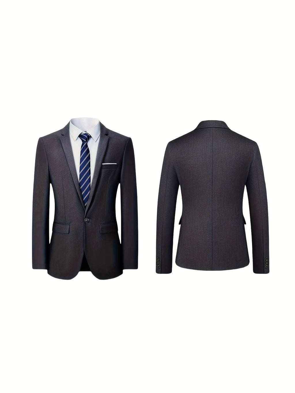 Ensemble de costume 2 pièces bordeaux pour homme (blazer + pantalon uniquement, gilet non inclus), veste et pantalon slim fit pour occasions formelles, mariage et fête